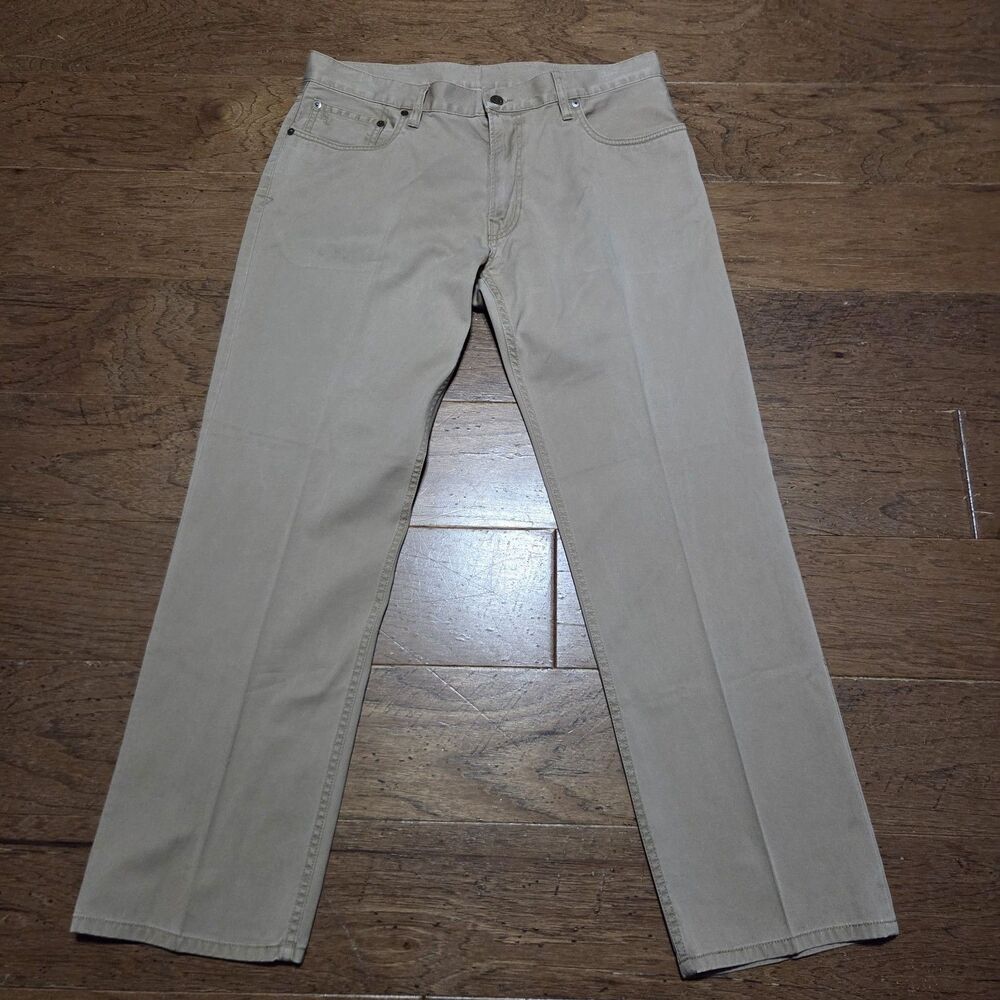 Polo Ralph Lauren 650 Straight Leg Pants Mens 35x30 Cotton Khakis